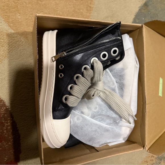 Ricki's Black and White High-Top Sneakers - Picture 1 of 4